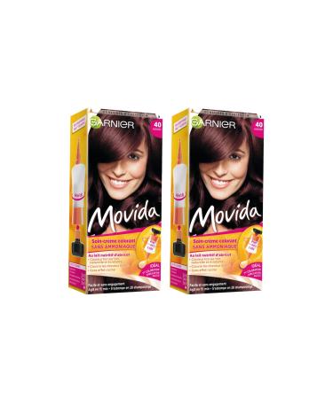 Garnier Movida Hair Color N 40 Auburn - Pack of 2
