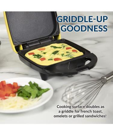 Nostalgia MyMini Personal Breakfast Bites Make Eggs, Omelets, Muffins, Sandwiches & Keto Snacks with Portion Control Yellow Egg Bite Maker - Buy Online on GoSupps.com