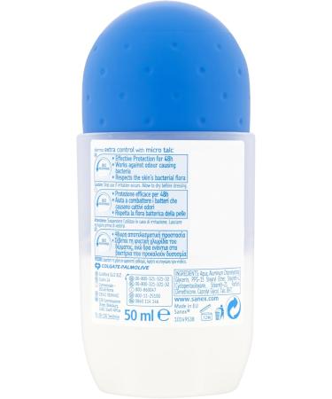  Sanex 6x Sanex Deodorant Roller Dermo Extra Control 50 ml - Multipack - Buy Online on GoSupps.com