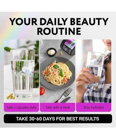 Biotin for Hair Growth Women & Men with Keratin Collagen Complex 30000 mcg - Capsules for Hair Loss & Stronger Thickness - Skin & Nails Vitamins Biotin 10000mcg and Collagen Supplements - 60 Pills 60 Count (Pack of 1) - Buy Online on GoSupps.com