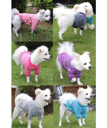 Shop Hualisiji Pink Dog Sweater for Small Dogs - Soft Warm & Lightweight Chihuahua Hoodie - Perfect Fit & Easy to Wear - Buy Online on GoSupps.com