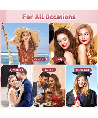 5 in 1 Wand Curling Iron Set - Interchangeable Ceramic Curlers Dual Voltage Hair Waver & Quick Heating Tool - Perfect for International Shipping - Buy Online on GoSupps.com