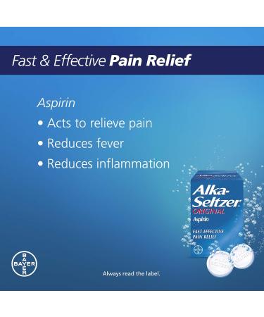 Alka-Seltzer XS Pain Relief Tablets - Pack of 20 (1 Pack) - Buy Online on GoSupps.com