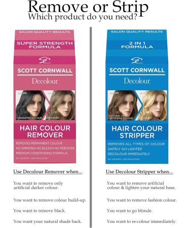 Scott Cornwall Decolour Hair Colour Stripper Removes natural and artificial pigment Ammonia-Free Colour Stripper and Lightener Low-Peroxide Cruelty-Free Decolour Stripper - Buy Online on GoSupps.com