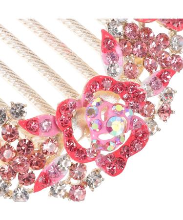 PATKAW Flower Hair Comb Wedding Bridal Hair Comb Clip Wedding Hair Styling Hair Comb - Buy Online on GoSupps.com