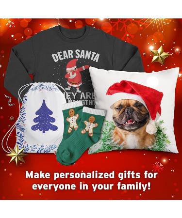 Printers Jack Iron-On Heat Transfer Paper for Dark Fabric 10 Pack 8.5x11.7 T-Shirt Transfer Paper for Inkjet Printer Wash Durable Long Lasting Transfer No Cracking 10 sheets 8.5x11 - Buy Online on GoSupps.com