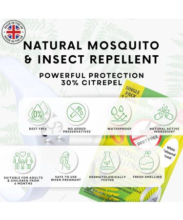 THEYE Mosquito Repellent Bracelet - Deet Free Protection for Adults and Kids - Buy Online on GoSupps.com