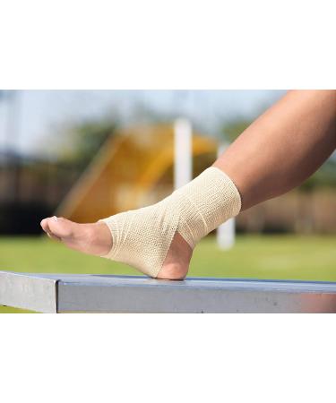 ACE 2 Inch Self-Adhering Elastic Bandage - Beige No Clips Ideal for Wrist & Foot Pack of 2 - International Shipping Available - Buy Online on GoSupps.com