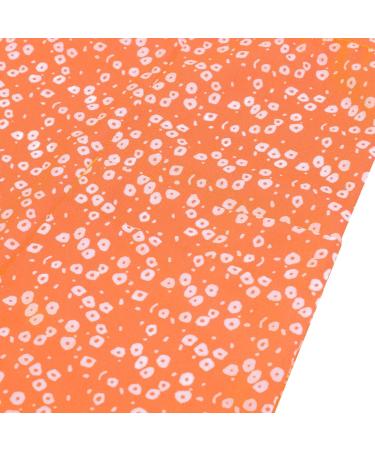 ToddlBy Ladies Summer Pocket Sleeveless Round Neck Swing Fashion Floral Dress plus Dresses for Women plus Size Orange Large - Buy Online on GoSupps.com