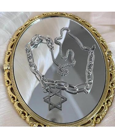 Oralgo Double-Lying Star-Trailer Bracelet | Modern Adjustable Stainless Steel Wrist Jewelry for Parties | Stylish Pendant Bangle - Buy Online on GoSupps.com