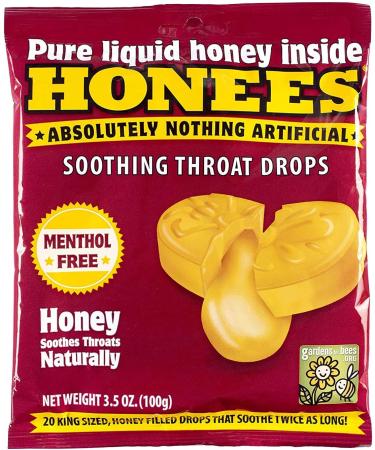 Honees Cough Drops Variety Pack - 60 Drops (Honey, Lemon, Eucalyptus) - 3 Pack - Buy Online on GoSupps.com