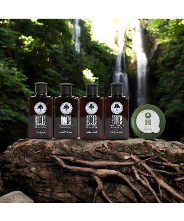 Travel Size Shampoo Conditioner Body Wash Lotion & Soap Set (150 PK) - Sulfate Free Toiletries for Airbnb & Guest Bathrooms - Bulk Mini Hygiene Kits - Buy Online on GoSupps.com