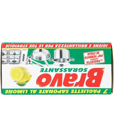 Buy Bravo! Lemon Soap Scouring Pads - 7pcs | Eco-Friendly Cleaning Solutions for International Shipping - Buy Online on GoSupps.com