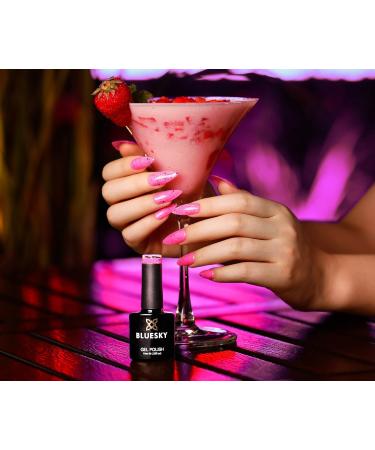 Bluesky Gel Nail Polish - Raspberry Rocket SUM1919 | Hot Pink Smoothie | 10ml | Durable & Festive | UV LED Required - Buy Online on GoSupps.com