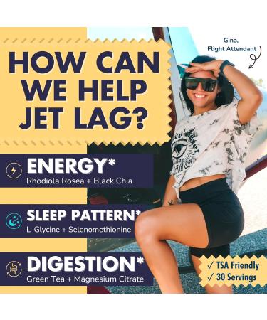 Co-Pilot All-in-1 Travel Supplement | Jet Lag & Immune Support | Energy Blend with Ashwagandha & Rhodiola | Airplane Travel Essentials | 60 Vegan & Gluten Free Capsules - Buy Online on GoSupps.com