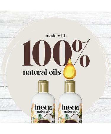 INECTO Natural Coconut Conditioner 500ml Super Creamy Infused with Pure Organic Coconut Oil Smooth & Silky Relief Moisturized Hair - Buy Online on GoSupps.com
