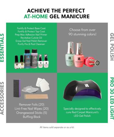 Red Carpet Manicure Fortify & Protect Super Matte Top Coat | Top Coat Essentials | Matte Gel Nail Top Coat Top Coat Gel Nail Polish | 0.30 Fl. Oz. - Buy Online on GoSupps.com