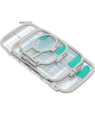 New Brothread 4 in 1 Embroidery Machine Hoop Set for Brother and Babylock - Compatible with PE800, PE770, SE1900, Innovis 1250D/1200/1000 - SA442+SA443+SA444+SA445 - Buy Online on GoSupps.com