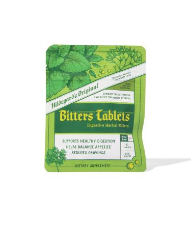 Hildegard's Original Bitters Tablets: Ancient Herbal Remedy for Fasting Support, Kidney Liver Cleanse Detox & Repair, Heartburn, & Digestion Supplements
