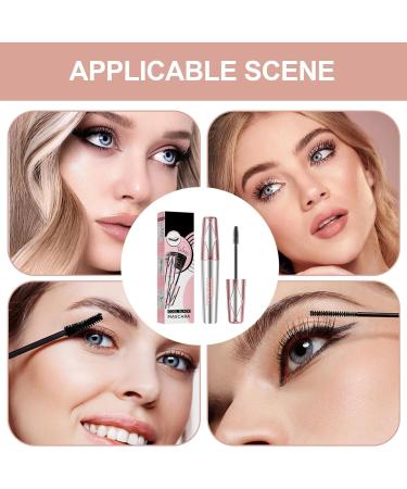 Eyelash Mascara Makeup Mascara - 9ml Volumizing Curling Lengthening Mascara Fever-Proof Waterproof Eyelash Makeup Cosmetic for Women's Beauty Makeup - Buy Online on GoSupps.com