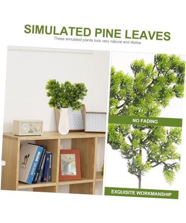 Cabilock 20 Pcs Simulated Pine Leaves Christmas Pine Picks Fern Garland Boutique Plastic Gift Dark Greenx4pcs mediumx4pcs - Buy Online on GoSupps.com