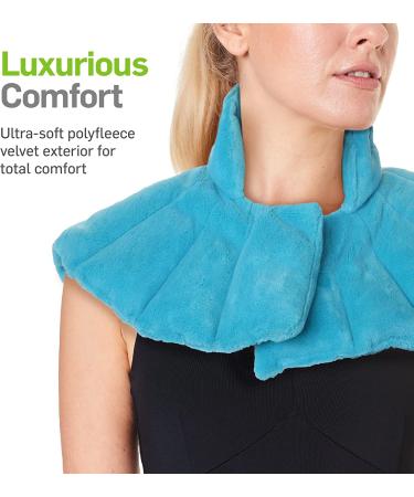 NatraCure Microwave Heating Pad for Neck, Shoulders, and Back Pain Relief | SmartBead Technology for Moist Heat Therapy - Buy Online on GoSupps.com