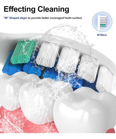 Replacement Toothbrush Heads for Philips Sonicare | 8 Pack Compatible Brush Heads - Snap-on Electric Tooth Brushes - Buy Online on GoSupps.com