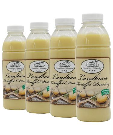 Landhaus Mrsdorf potato dressing spicy potato dressing suitable for cooking meat fish and vegetarian dishes (4x 0.5l potato dressing)