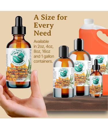 Shop Bella Terra Oils Sea Buckthorn Oil - 1 Gallon | Nourishing Skin & Hair | Radiant Glow | Non-Greasy | International Shipping - Buy Online on GoSupps.com