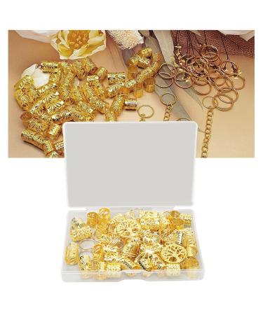 Sonew Hoal Hair Jewelry | Golden Hair Accessories for Black Braids | Unisex Braid Jewelry - Buy Online on GoSupps.com