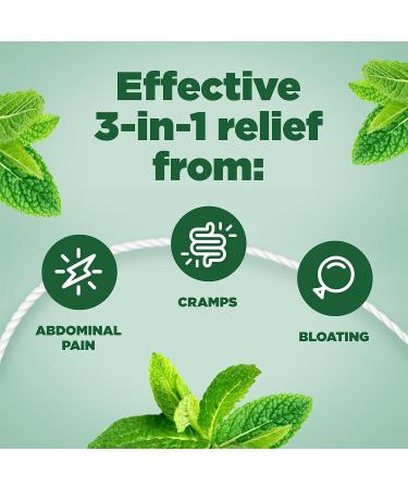 Buscomint Peppermint Oil Soft Gel Capsules 0.2ml - 24 Count - IBS Multi Symptom Treatment - Natural Ingredients - Preservative Free - Buy Online on GoSupps.com