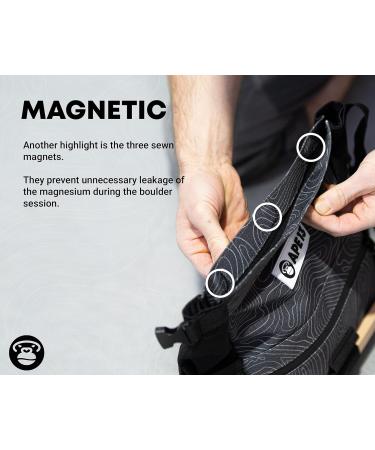 APE13 Chalkbag Boulder Set - Premium Chalk Bag Brush & Chalk for Bouldering - Perfect Gift & Ample Space for Accessories - Buy Online on GoSupps.com