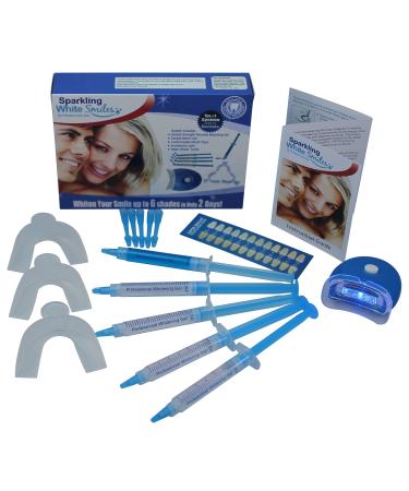 Professional at Home Teeth Whitening System by Sparkling White Smiles | Whitens & Brightens Up to 6 Shades in 2 Days | Safe Mess-Free Easy to Use Gentle & Effective Results