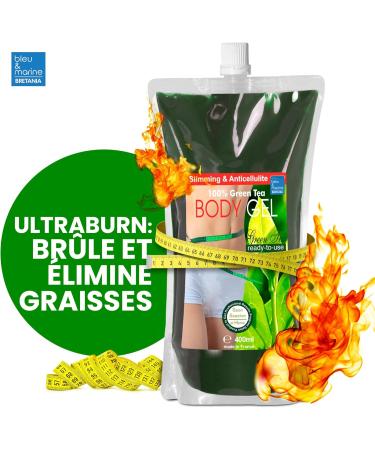 Green Tea & Spirulina Slimming Massage Anti-cellulite Wrap Gel 400ml - Buy Online on GoSupps.com