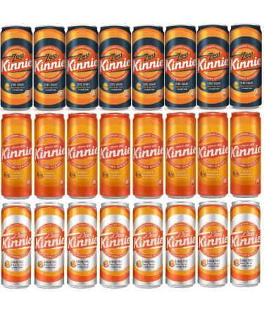 Kinnie Mixed Classic Diet and Zest CANS Case (24 x 330ml)