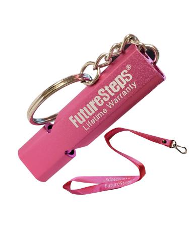 Pink Whistle with Lanyard perfect Whistle for Teachers and makes a great Sports Whistle for Coach up to 120 Decibels also for Emergency Situations on Trails and Camping