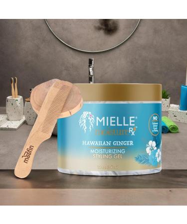 Buy Organic Styling Gel Moisture Rx Hawaiian Ginger 12oz - Long-Lasting Hold for Curls & Waves Enriched with Vitamins Pack of 3 with Wooden Comb - International Shipping Available - Buy Online on GoSupps.com