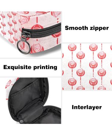 Geometric Christmas Tree Hygiene Napkin Storage Bag | Menstrual Cup & Tampon Bags for Girls & Women | Multi-Colored Design - Buy Online on GoSupps.com