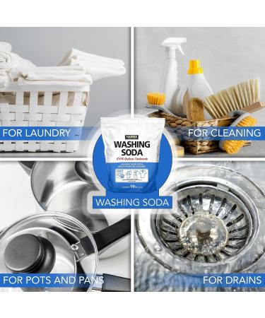 Harris Washing Soda 10lb - Sodium Carbonate Laundry Booster & Multipurpose Cleaner for Effective Cleaning | International Shipping Available - Buy Online on GoSupps.com