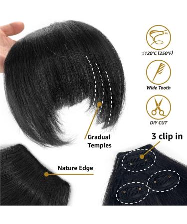 Allyreetress Yaki Drawstring Ponytail with Bangs - Long Yaki Straight Ponytail Extension for Black Women Synthetic Hairpiece Clip in Ponytails Extension for Daily Party Use (black) 20 inches with bangs black - Buy Online on GoSupps.com