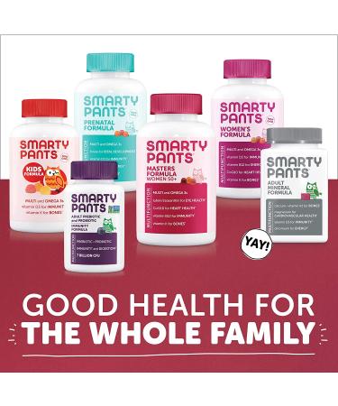 SmartyPants Women's 50+ Multivitamin: Immunity, Heart & Eye Health, Omega-3, 120 Count - Buy Online on GoSupps.com