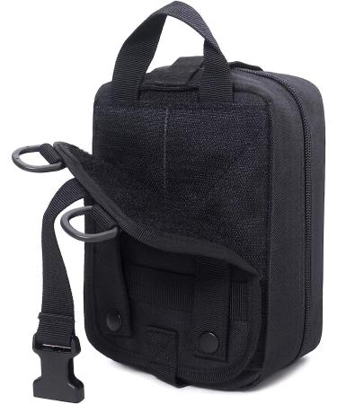 Honestptner Molle Pouch - Durable 600D Nylon Tactical Medical Pouch (Black) - Rip-Away EMT First Aid Bag - Buy Online on GoSupps.com