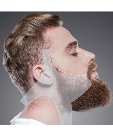 Buy Barte Template for Men - Ultimate Beard Forming Tool & Hairline Optimizer (Transparent) | Perfect Barber Line Up Instructions - Buy Online on GoSupps.com