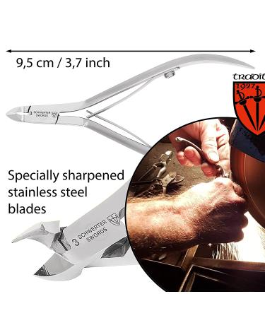3 Swords Germany Stainless Cuticle Nippers - Professional Manicure & Pedicure Tool by 3 Swords (3717) - Buy Online on GoSupps.com