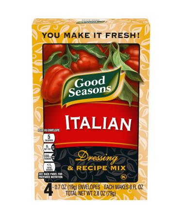 Good Seasons Italian Dressing & Recipe Seasoning Mix (4 ct Packets) Italian All Natural