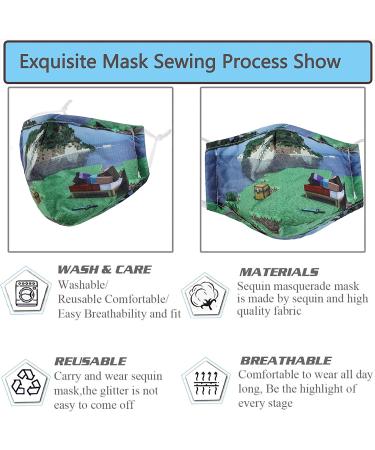 6 Pack Kids Face Mask Set | Washable, Adjustable & Breathable | Back to School Supplies Gift - Grey - Buy Online on GoSupps.com