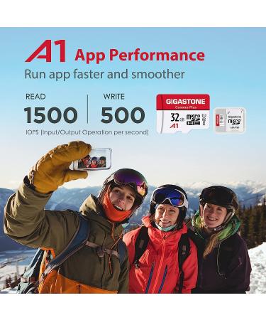 Gigastone 32GB Micro SD Card 5-Pack for Cameras, Wyze Cam, Roku - UHS-I U1 A1 Class 10 - up to 90MB/s with Adapter - Buy Online on GoSupps.com