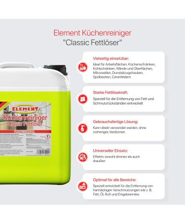 Element Classic Kitchen Cleaner 5L - Buy Online on GoSupps.com