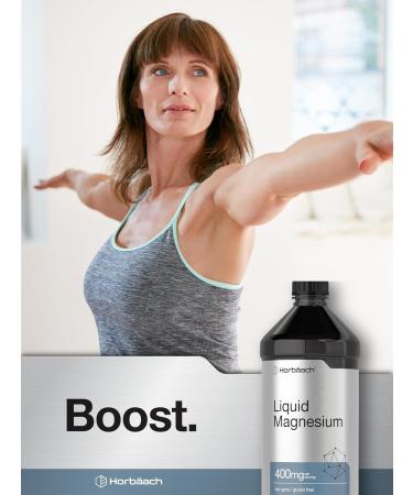 Horbaach Liquid Magnesium 16 fl oz | Vital Trace Minerals Complex | with Sulfate Lithium and Boron | Vegetarian Non-GMO & Gluten Free Supplement - Buy Online on GoSupps.com