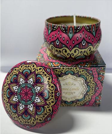 Scented Candle Gift for Men Soy Candles Valentine's and Birthday Themes.4.4oz